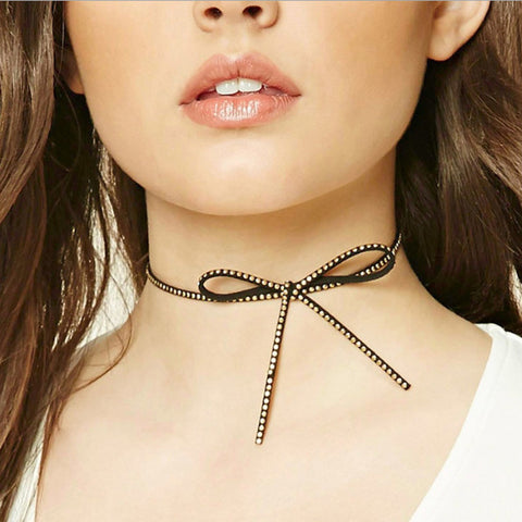 Women Punk Choker Necklace Jewelry GD