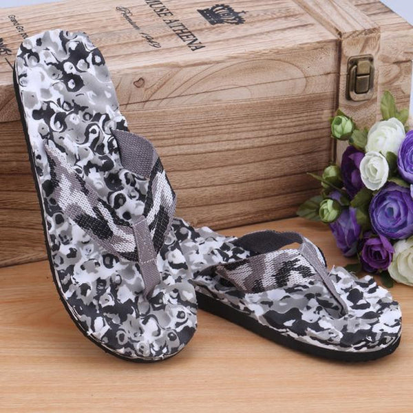 Men Summer Camouflage Flip Flops Shoes Sandals Slipper indoor & outdoor