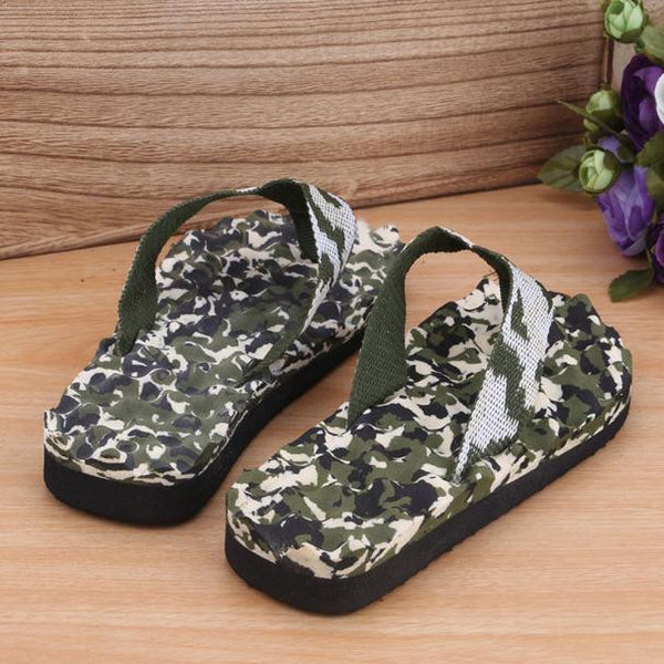 Men Summer Camouflage Flip Flops Shoes Sandals Slipper indoor & outdoor