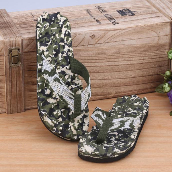 Men Summer Camouflage Flip Flops Shoes Sandals Slipper indoor & outdoor